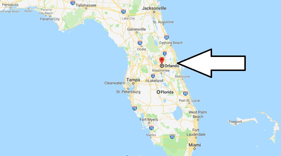What is the location of Orlando Florida? What County is Orlando? Orlando Map Located