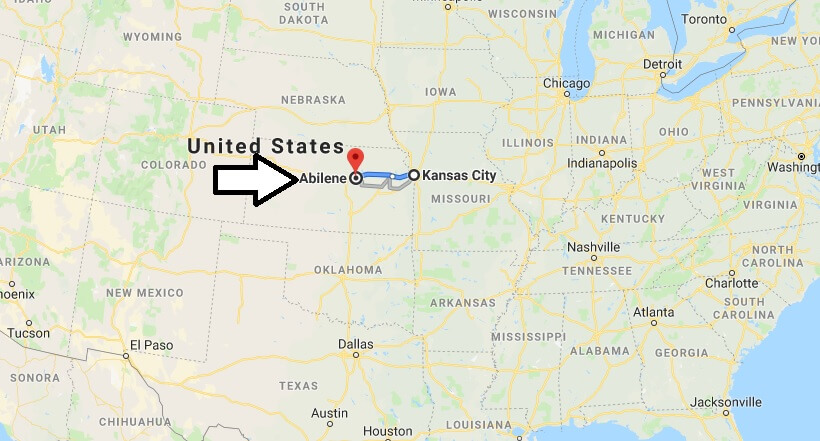 Where is Abilene, Kansas? What State is Abilene? Abilene Map Located