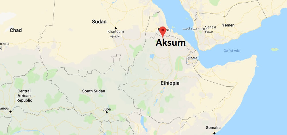 Where is Aksum? What Country is Aksum in? Aksum Map Located