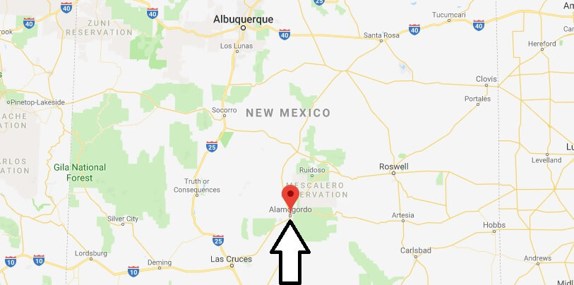 Where is Alamogordo, New Mexico? What State is Alamogordo? Alamogordo Map Located