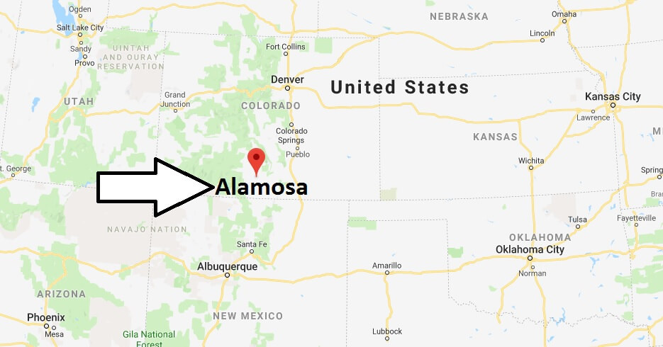 Where is Alamosa, Colorado? What State is Alamosa? Alamosa Map Located
