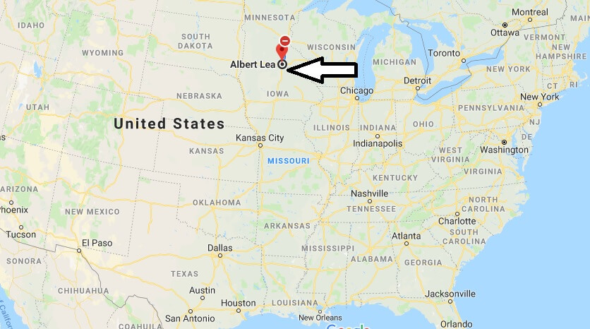 Where is Albert Lea, Minnesota? What County is Albert Lea? Albert Lea Map Located