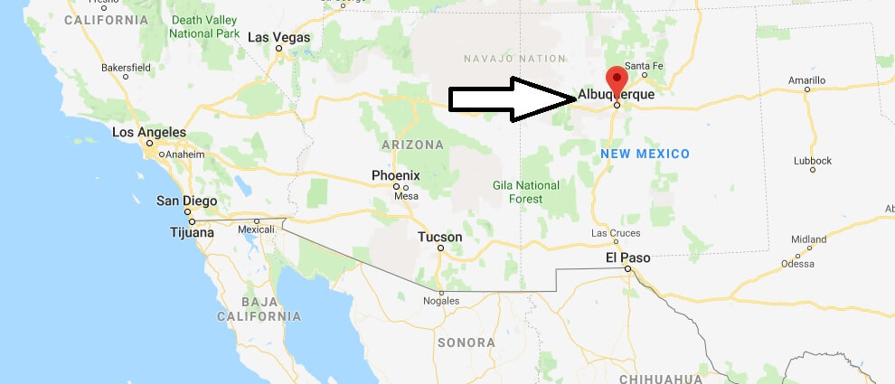 Where is Albuquerque, New Mexico? What Country is Albuquerque? Albuquerque Map Located