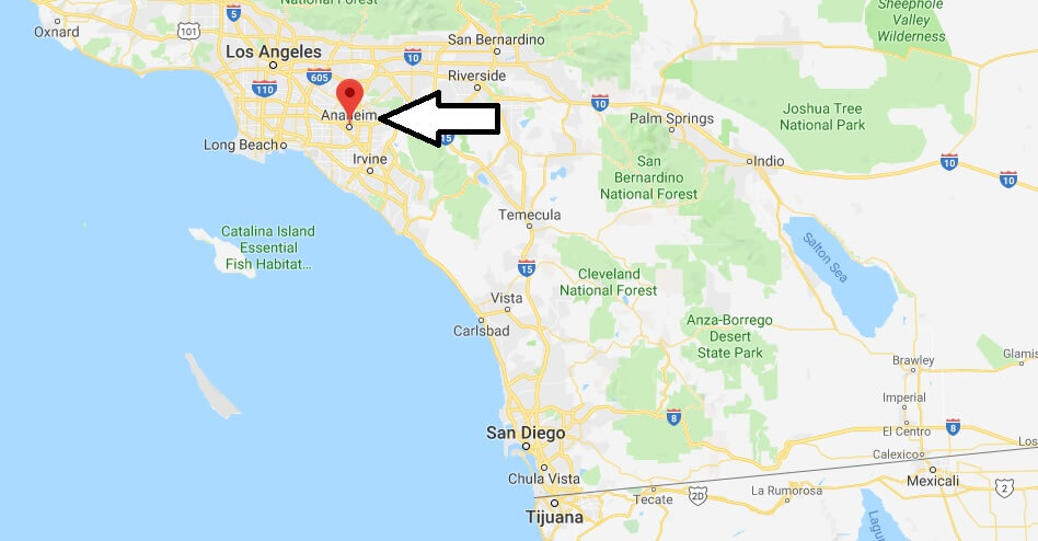Where is Anaheim, California? What County is Anaheim? Anaheim Map Located