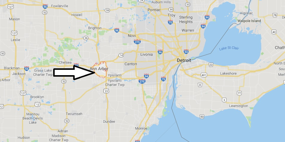 Where is Ann Arbor, Michigan? What County is Ann Arbor? Ann Arbor Map Located