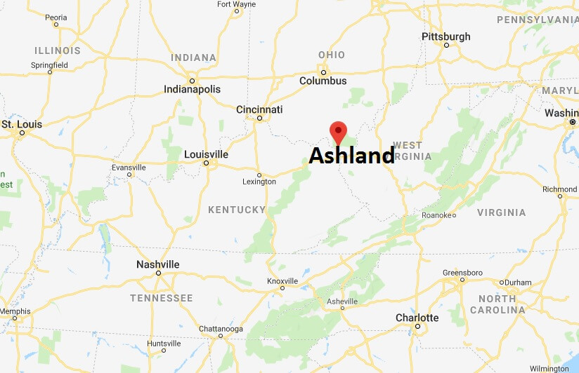 Where is Ashland, Kentucky? What County is Ashland? Ashland Map Located