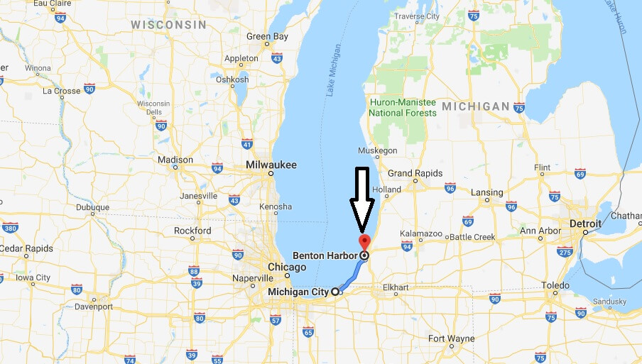Where is Benton Harbor, Michigan? What County is Benton Harbor? Benton Harbor Map Located