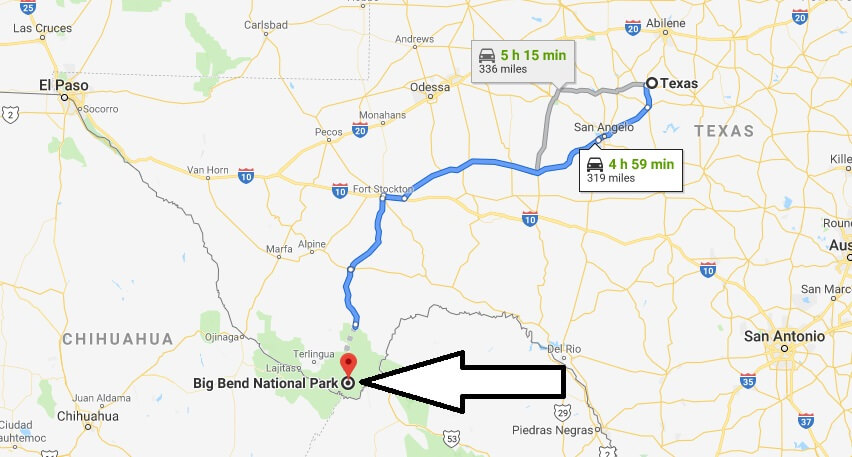 Where is Big Bend National Park? What city is Big Bend? How do I get to Big Bend