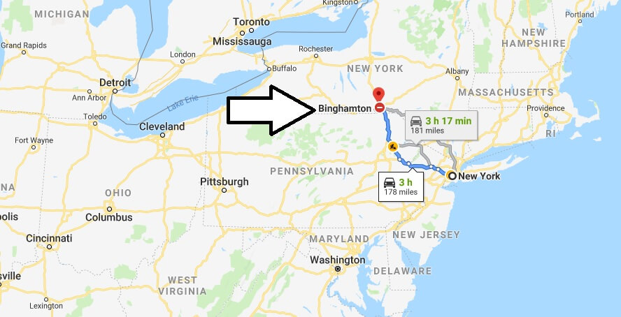 Where is Binghamton, New York? What County is Binghamton? Binghamton Map Located