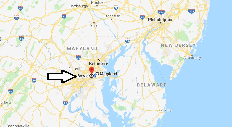 Where is Bowie, Maryland? What County is Bowie? Bowie Map Located