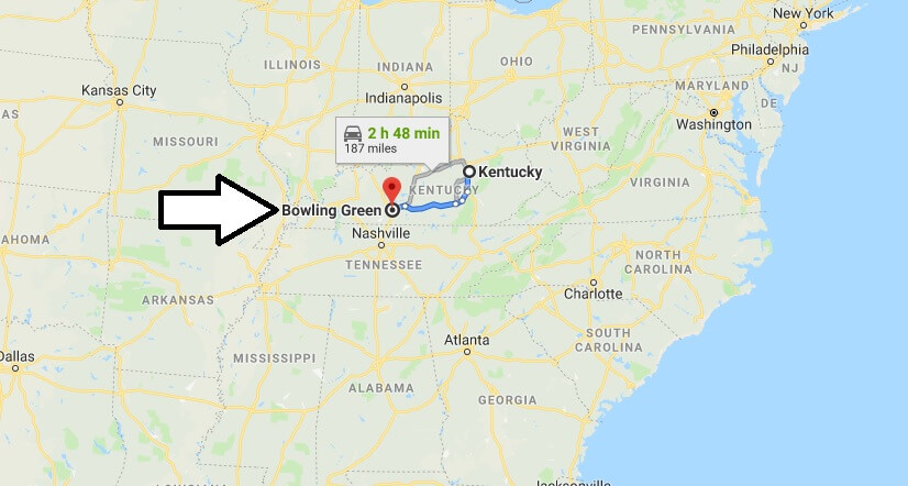 Where is Bowling Green, Kentucky? What County is Bowling Green? Bowling Green Map Located