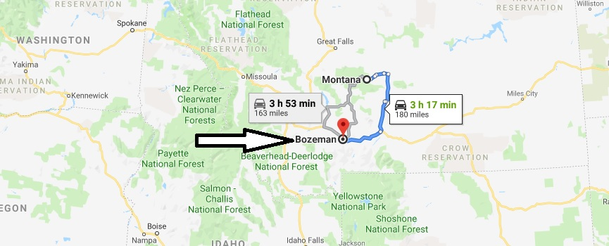 Where is Bozeman, Montana? What County is Bozeman? Bozeman Map Located