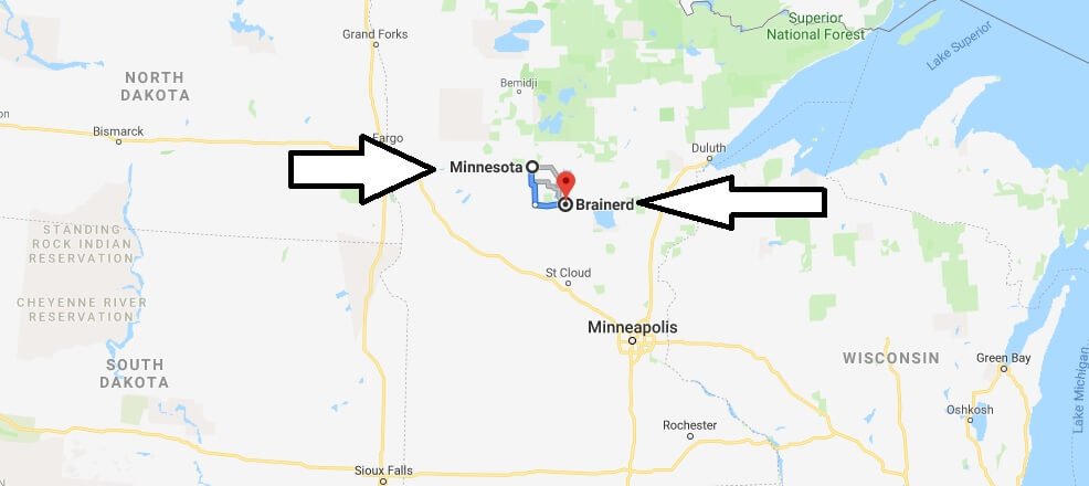 Where Is Brainerd Minnesota What County Is Brainerd Brainerd