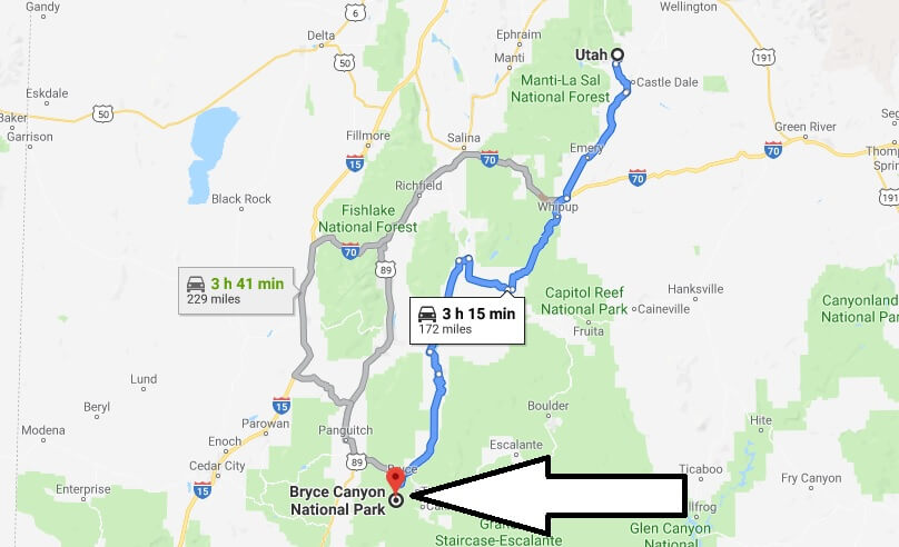 Where is Bryce Canyon National Park? What city is Bryce Canyon? How do I get to Bryce Canyon