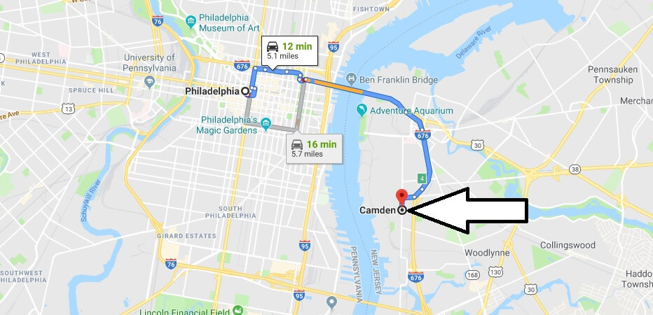 Where is Camden, New Jersey? What County is Camden? Camden Map Located