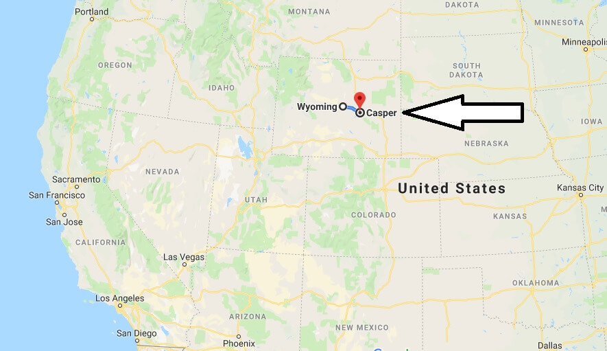 Where is Casper, Wyoming? What County is Casper? Casper Map Located