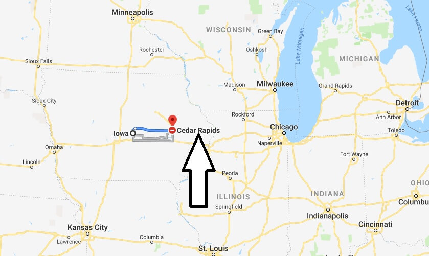 Where is Cedar Rapids, Iowa? What County is Cedar Rapids? Cedar Rapids Map Located