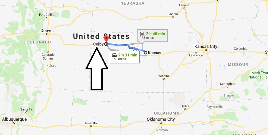 Where is Colby, Kansas? What County is Colby? Colby Map Located