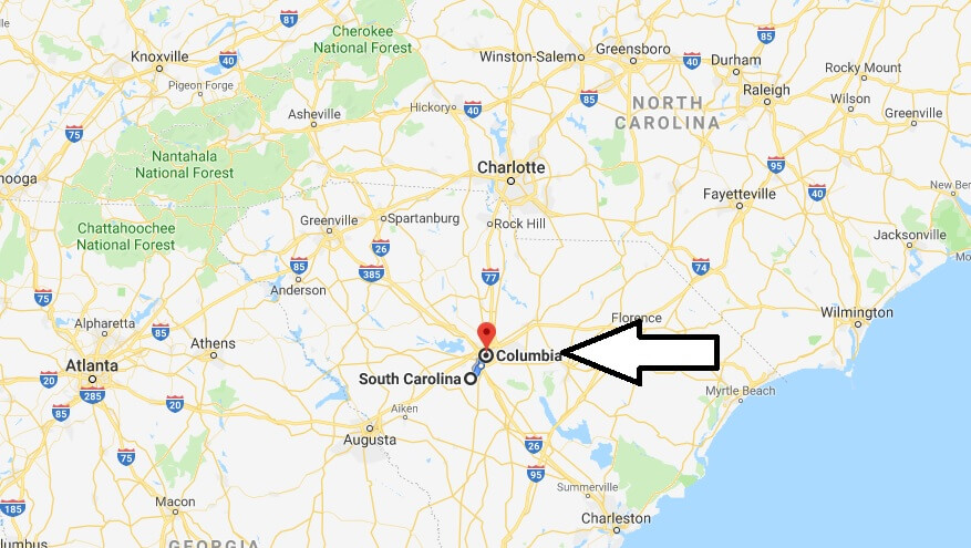 Where is Columbia, South Carolina? What County is Columbia? Columbia Map Located