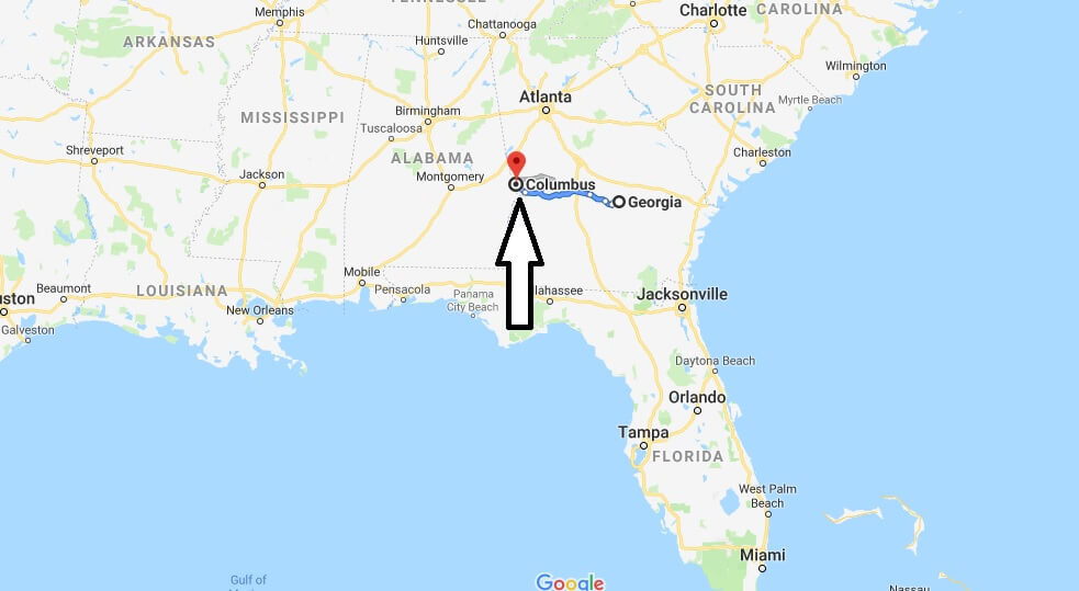 Where is Columbus, Georgia? What County is Columbus? Columbus Map Located