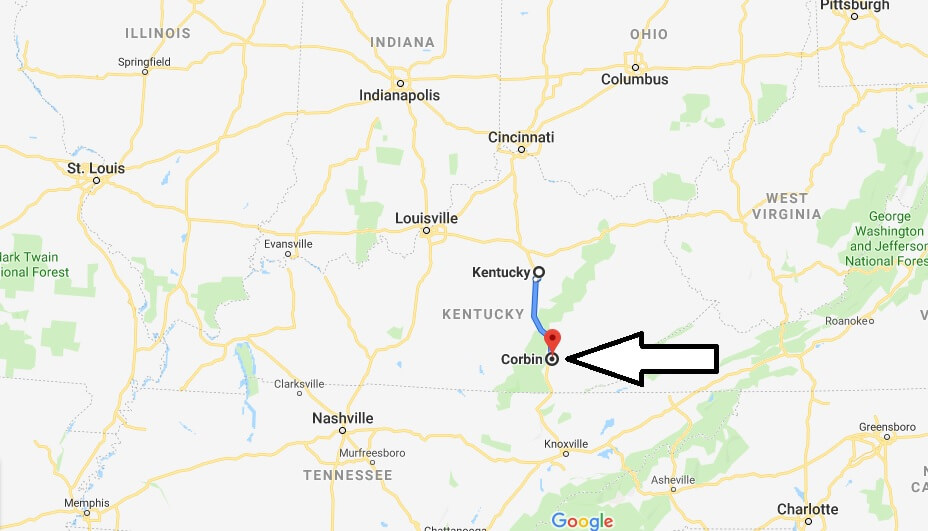 Where is Corbin, Kentucky? What County is Corbin? Corbin Map Located
