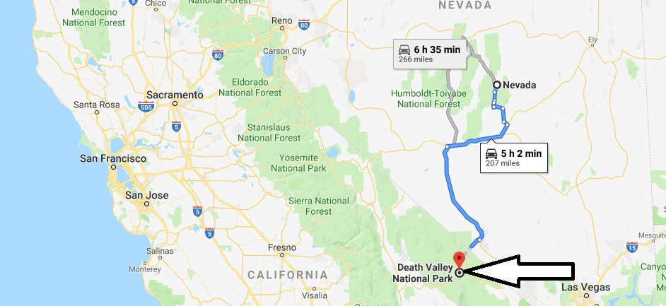 Where is Death Valley National Park? What city is Death Valley? How do I get to Death Valley
