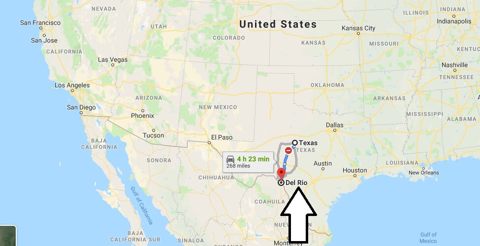 Where is Del Rio, Texas? What County is Del Rio? Del Rio Map Located