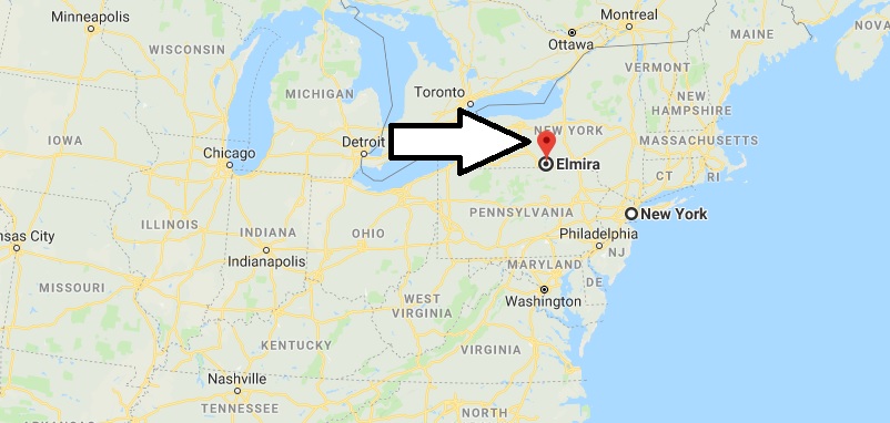 Where is Elmira, New York? What County is Elmira? Elmira Map Located