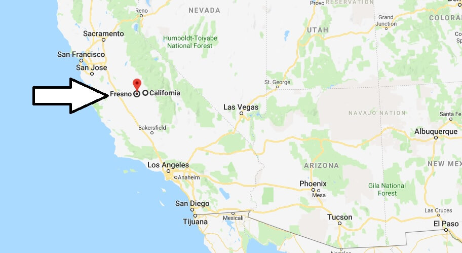Where is Fresno, California - What County is Fresno - Fresno Map Located