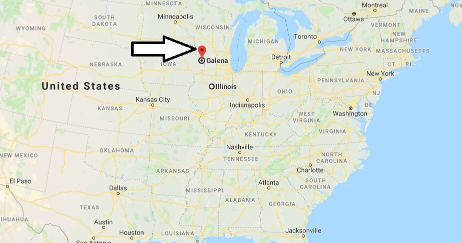 Where is Galena, Illinois? What County is Galena? Galena Map Located