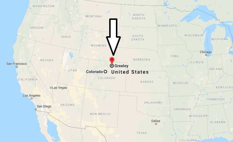 Where is Greeley, Colorado? What County is Greeley? Greeley Map Located