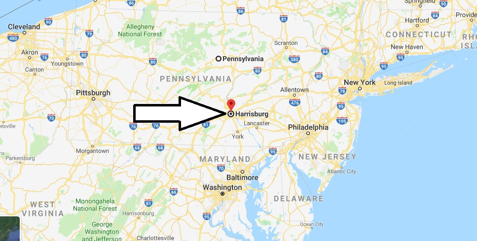 Where is Harrisburg, Pennsylvania? What County is Harrisburg? Harrisburg Map Located