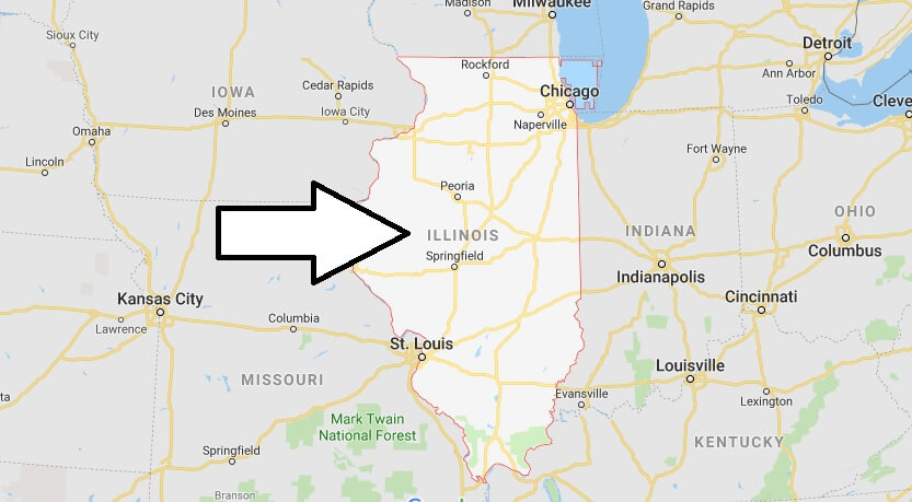 Where is Illinois State? Where is Illinois Located in The World? Illinois State Map
