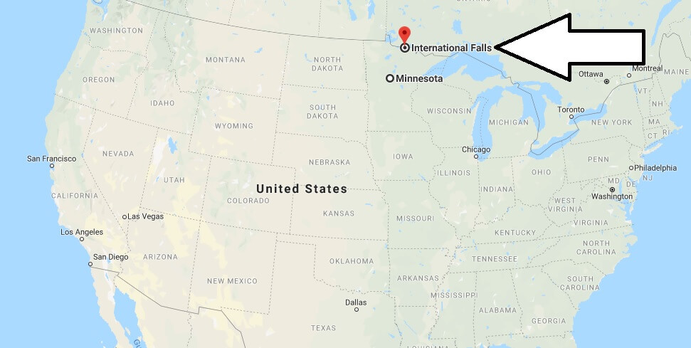 Where is International Falls, Minnesota - What County is International Falls - International Falls Map Located