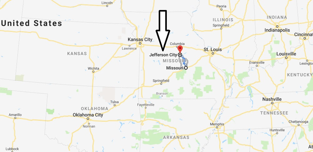 Where is Jefferson City, Missouri? What County is Jefferson City? Jefferson City Map Located