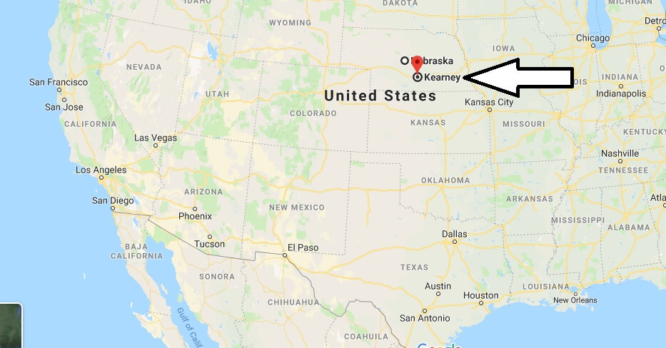 Where is Kearney, Nebraska? What County is Kearney? Kearney Map Located