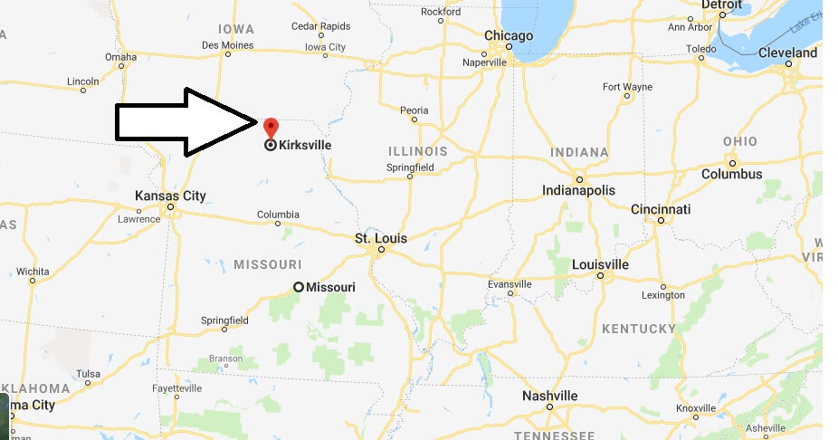 Where is Kirksville, Missouri? What County is Kirksville? Kirksville Map Located