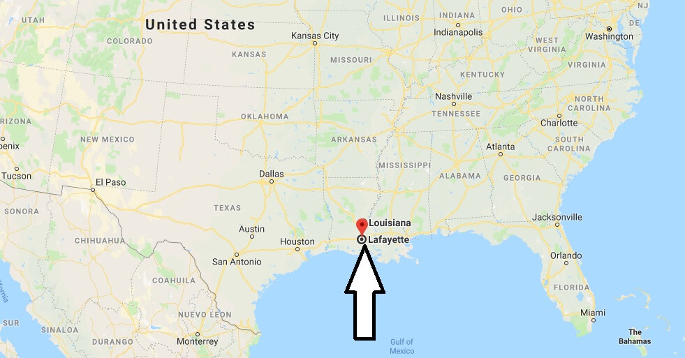 Where is Lafayette, Louisiana? What County is Lafayette? Lafayette Map Located