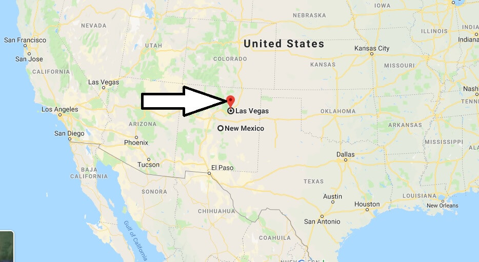Where is Las Vegas, New Mexico? What County is Las Vegas? Las Vegas Map Located