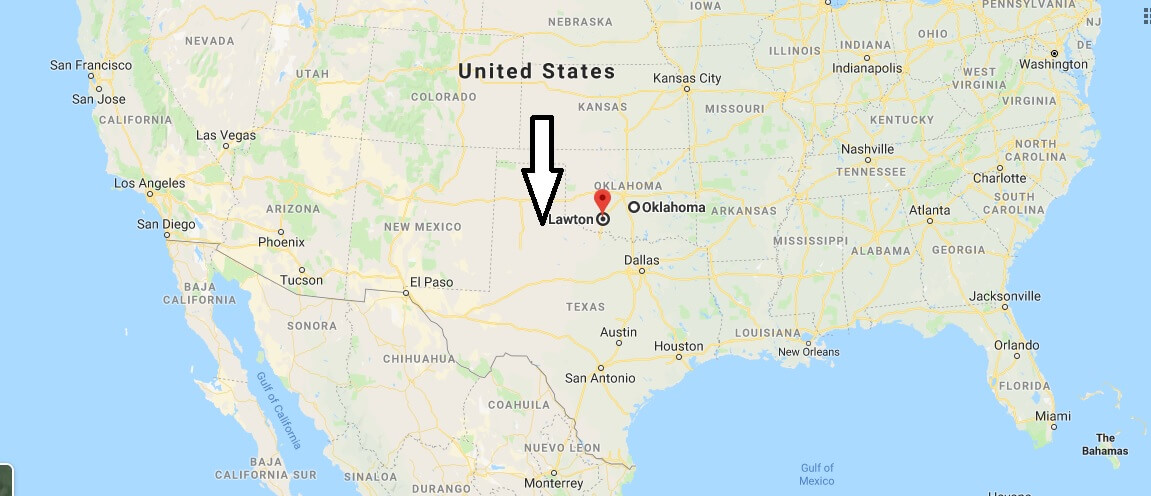Where is Lawton, Oklahoma? What County is Lawton? Lawton Map Located