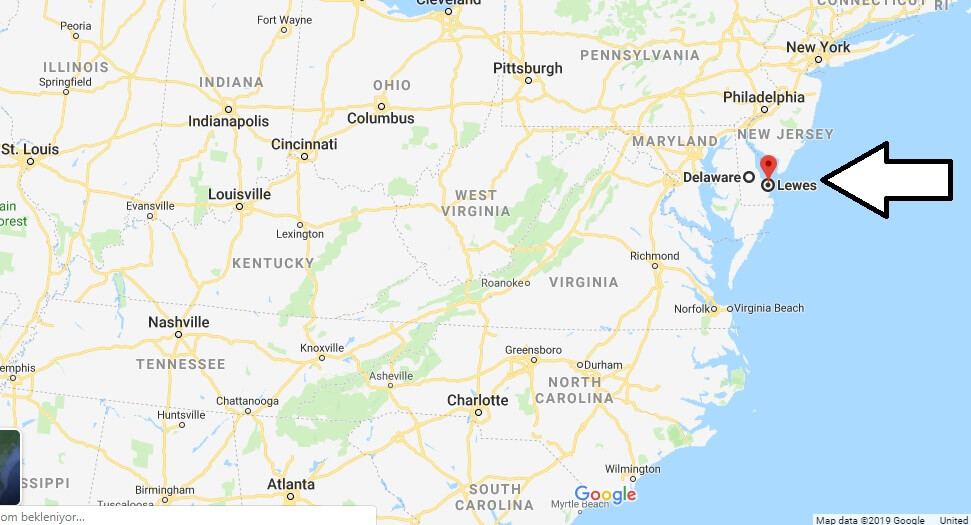 Where is Lewes, Delaware? What County is Lewes? Lewes Map Located