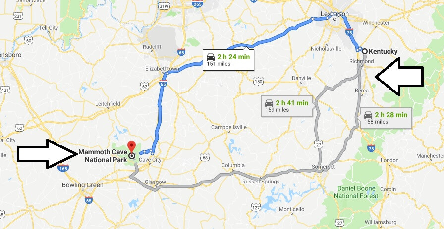 Where is Mammoth Cave National Park? What city is Mammoth Cave? How do I get to Mammoth Cave