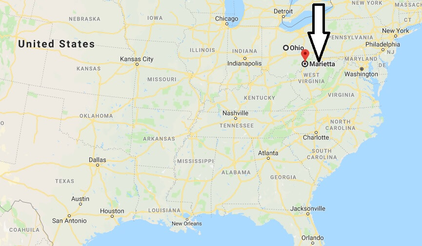 Where is Marietta, Ohio? What County is Marietta? Marietta Map Located