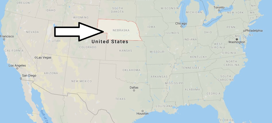 Where is Nebraska? What Country is Nebraska in? Nebraska Map