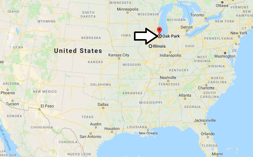 Where is Oak Park, Illinois? What County is Oak Park? Oak Park Map Located