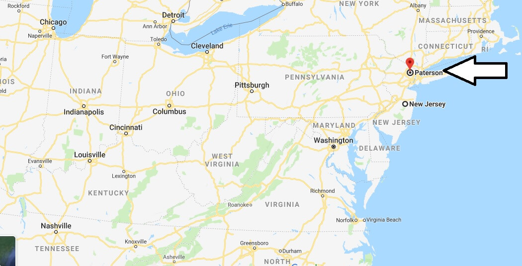 Where is Paterson, New Jersey? What County is Paterson? Paterson Map Located