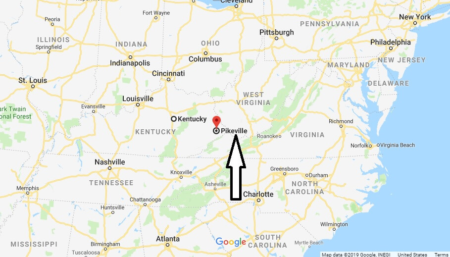 Where is Pikeville, Kentucky? What County is Pikeville? Pikeville Map Located