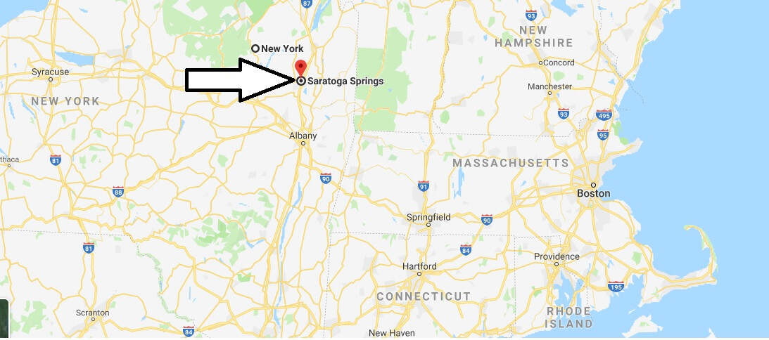 Where is Saratoga Springs, New York? What County is Saratoga Springs? Saratoga Springs Map Located