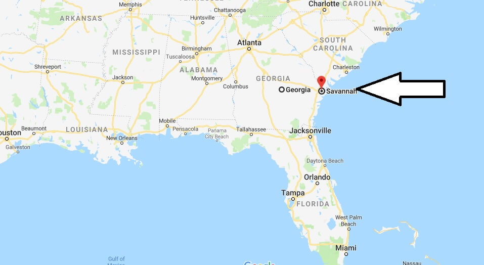 Where is Savannah, Georgia? What County is Savannah? Savannah Map Located