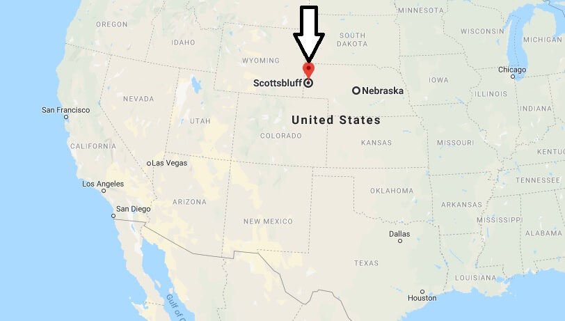 Where is Scottsbluff, Nebraska? What County is Scottsbluff? Scottsbluff Map Located